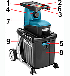Подрібнювач гілок садовий Makita UD250, фото 4