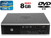 Неттоп HP /Core i5-3470S (4 ядра 2.9 - 3.6 GHz) /8GB DDR3/ 320GB HDD/HD Graphics 2500 / DVD-RW