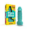 Крафтове мило-член із присоскою Pure Bliss MINI Turquoise, натуральне, фото 3