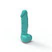 Крафтове мило-член із присоскою Pure Bliss MINI Turquoise, натуральне, фото 4