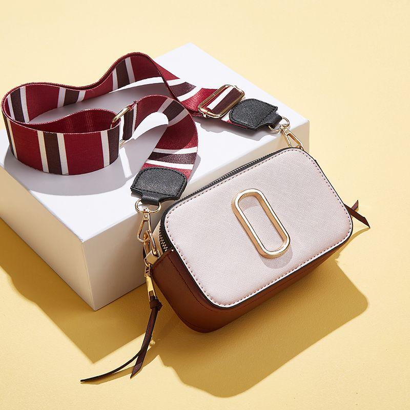 Сумка Якобс з кольоровим широким ремінцем без лого А-0473 Рожева, фото 1