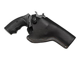 Кобура поясна Револьвер 4 не формована (шкіра, чорна) SP