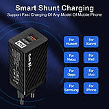 Зарядний пристрій GaN BK378 USB Type-C, 65W, фото 7