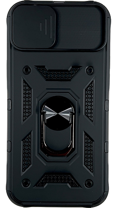 PC + TPU чохол Camshield armor для iPhone 14 / чорний, фото 3