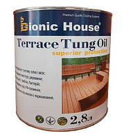 Тунговое масло для террас "Bionic House" 2,8 л Дуб