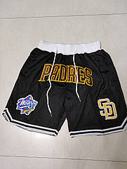 Чорні шорти команда Сан-Дієго Падрес  МЛБ San Diego Padres MLB shorts
