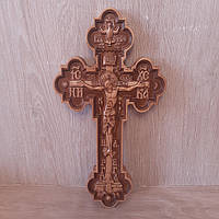 Хрест дерев'яний 30 см фігурний.