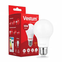 Светодиодная лампа VESTUM LED A60 10Вт 3000K (желтый свет), цоколь E27