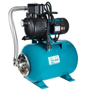 Станція 0.6 кВт Hmax 35 м Qmax 50 л/хв пластик (самовсмоктувальний насос) 24 л Україна AquaticaLEO EKJ-602PA5/UA