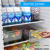 Контейнери-органайзери Cooking House на 7 шт. для холодильника з кришками для зберігання їжі, фото 7