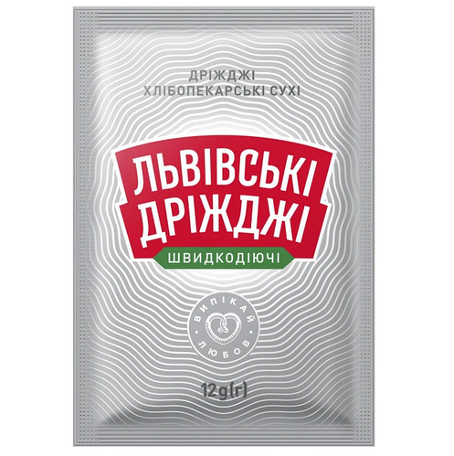 Купить Дрожжи хлебопекарные сухие Львовские дрожжи быстродействующие 12 ...