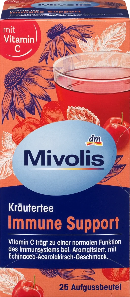 Трав'яний чай Mivolis Immune Support, 25 шт.