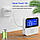 Електронний Wi-Fi термометр ThermoPro Home, гігрометр, датчик освітленості, годинник + виносний датчик, APP Tuya, фото 4