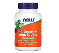 Йод и калия Now Foods Potassium Plus Iodine 180 таб.