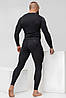 Супер теплий бавовняний термокомплект TOTALFIT ICELAND TMK1-V9 з начісуванням темно-сірий 3XL, фото 2