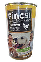 Вологий корм для дорослих собак Fincsi з куркою - 1.24 кг