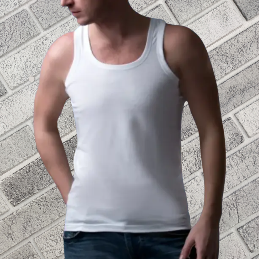 Майка чоловіча бавовна BONO ( Арт: 950102) р.52 біла 30033999, фото 1