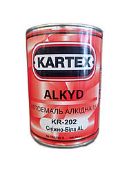 Емаль автомобільна алкідна Kartex 202 Сніжно Біла