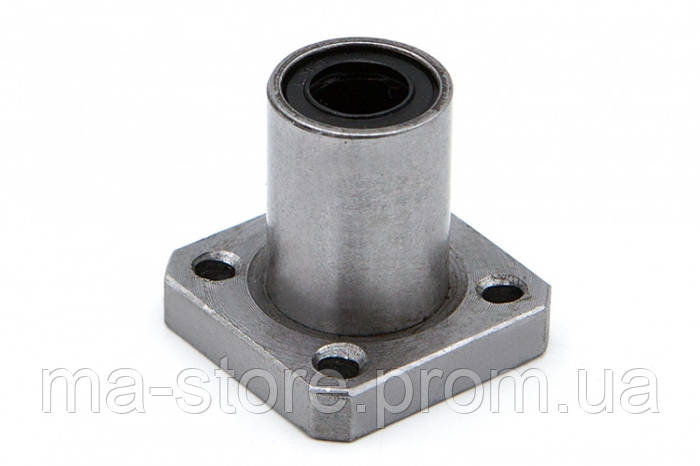 Купить Линейный подшипник-фланец LMK8UU, металл, для вала 8мм, цена 95 ...