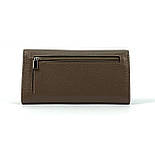 Жіночий гаманець із натуральної шкіри Karya 1146-51 коричневий, фото 2