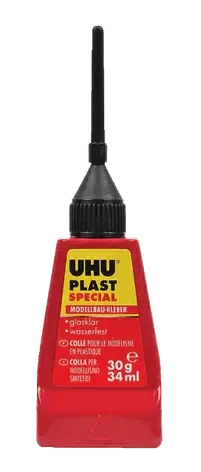 Клей для пластику UHU PLAST SPECIAL з наконечником-голкою 34 мл UHU 4588