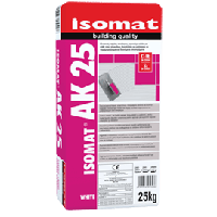 Ізомат АК 25 /Isomat AK 25 — гнучкий клей для кріплення плитки на вібруючі основи (пач. 25 кг)