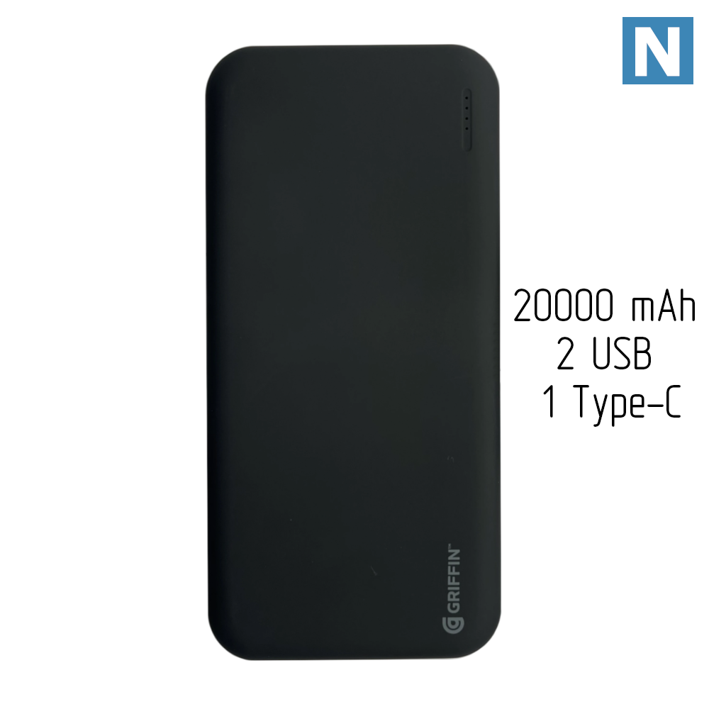 Павербанк Griffin GP-149 20000mAh Black (GP-149-BLK)