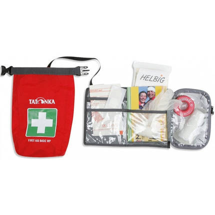 Водонепроникна аптечка з наповненням Tatonka First Aid Basic Waterproof (Red), фото 4