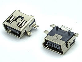 Гніздо mini USB 5pin монтажне, SMT тип