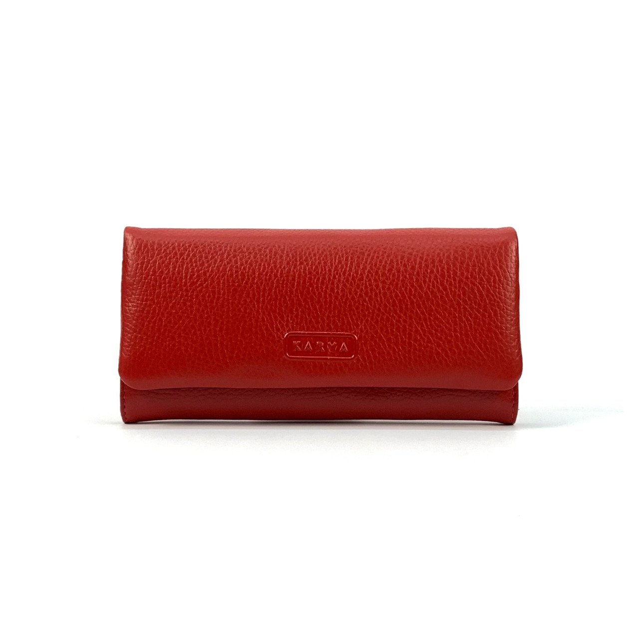 Жіночий гаманець з натуральної шкіри Karya 1159-46/45 червоний, фото 1