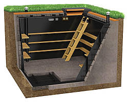 Укриття-погріб-кесон для свердловини 12 м. куб.