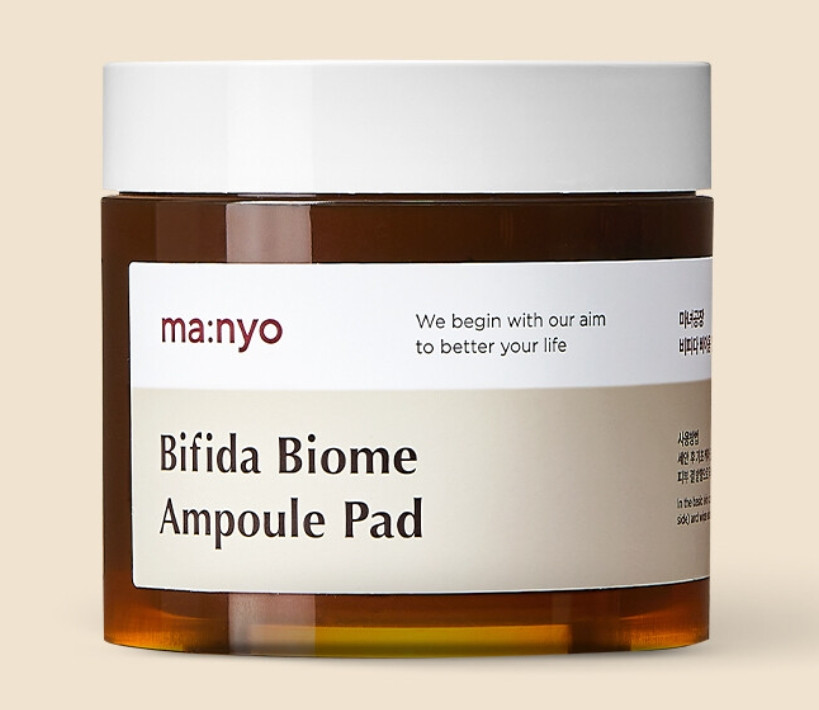 Manyo Bifida Biome Ampoule Pad 70 шт - Тонер-педи для захисту та відновлення біому шкіри