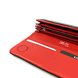 Шкіряний жіночий гаманець на магніті Karya 1159-45/46 чорний, фото 5