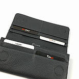 Жіночий гаманець з натуральної шкіри Karya 1159-081 темно-сірий, фото 4