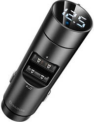 FM-модулятор (трансмітер) Bluetooth Baseus Energy Column MP3 Charger ( CCNLZ-0G ) (*CPA -3% Знижка)_L