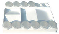 Палитра D.K. Art-Craft пластик прямоугольная. с лунками 20,5*15*3см +12 баночек 18132