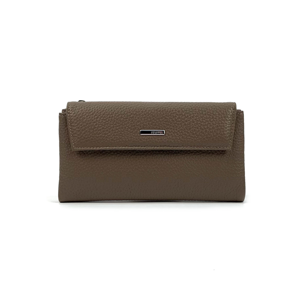 Жіночий гаманець з натуральної шкіри Karya 1173-51 коричневий, фото 1