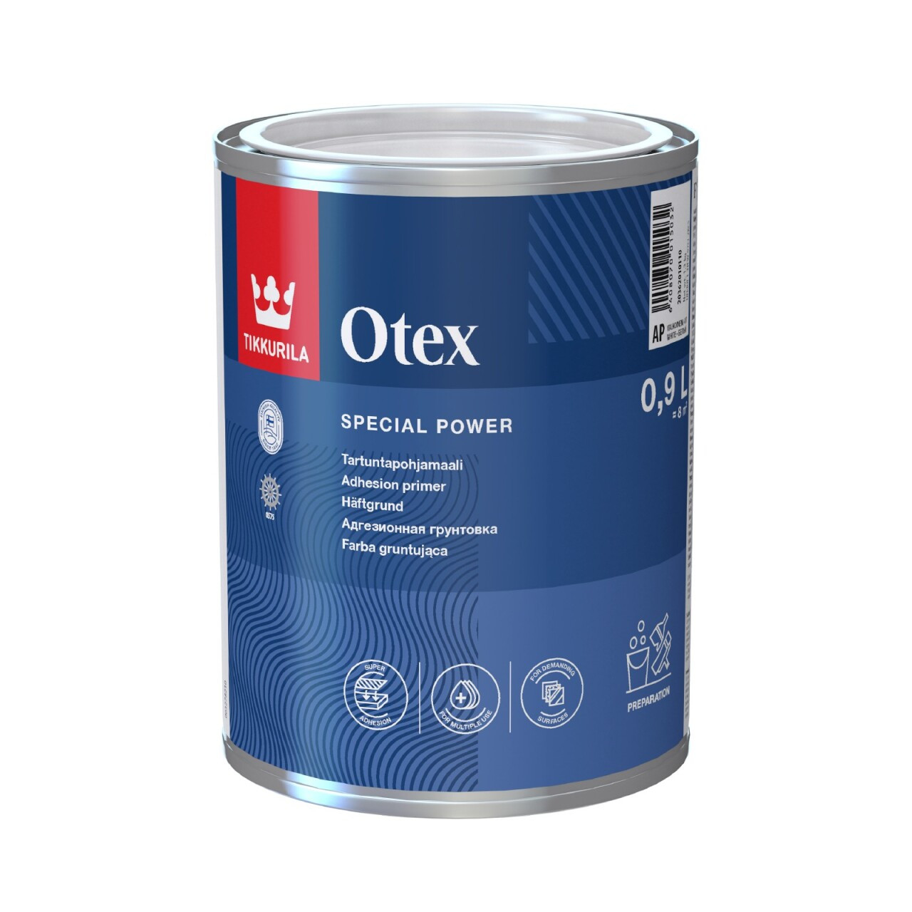 Адгезійна ґрунтовка TIKKURILA OTEX (ТІККУРІЛА ОТЕКС) 0.9л (АР) біла