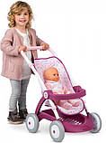 Лялькова коляска Smoby Baby Nurse прогулянкова з корзиною 254003, фото 3