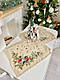 Новорічна серветка на стіл гобеленова Снігирь 37*49 см, фото 3