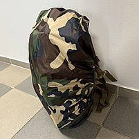 Чохол кавер на рюкзак 30-50л водонепроникний тактичний дощовик камуфляж L-Camo, фото 3