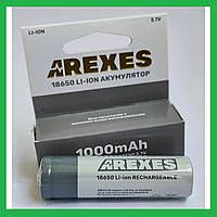 Аккумулятор Arexes 18650 Li-Ion 1000 mAh, 3.7V 1шт.