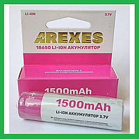 Аккумулятор Arexes 18650 Li-Ion 1500 mAh, 3.7V 1шт.