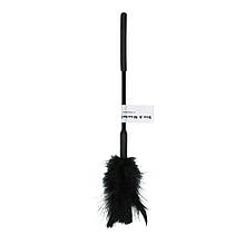Метелочка-щікоталка Sex And Mischief — Feather Ticklers 7 inch Black, натуральне пір'я й пух