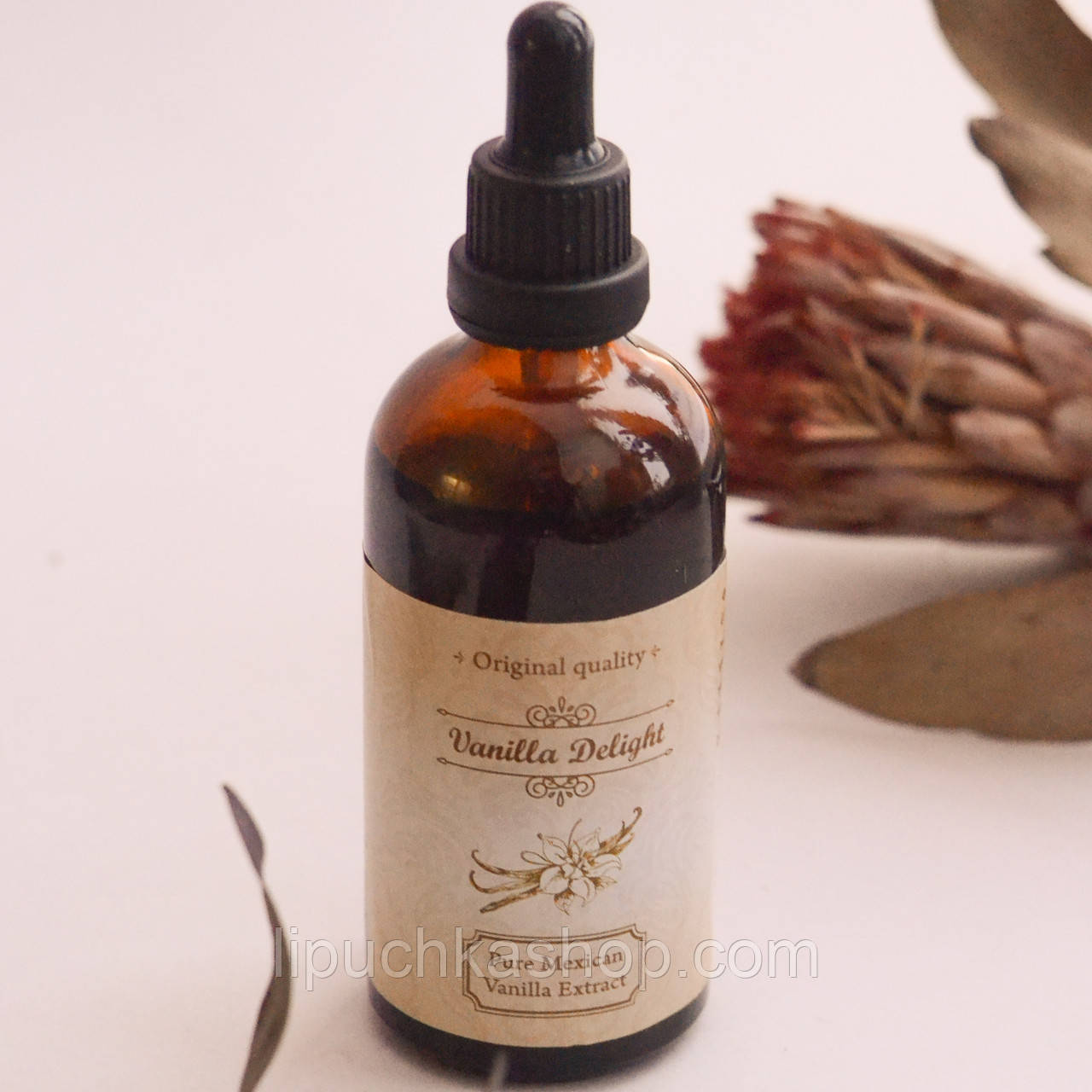Ванільний екстракт натуральний на водній основі, 100 мл, фото 1