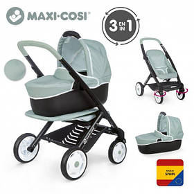 Коляска для лялький Smoby 3в1 MAXI-COSI Quinny М'ята 253120