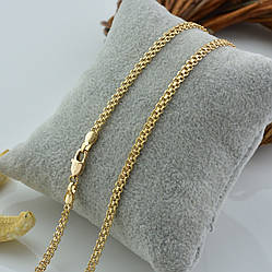 Ланцюжок Xuping 52073 ширина 3 мм Класичний Бісмарк позолота 18К довжина 45