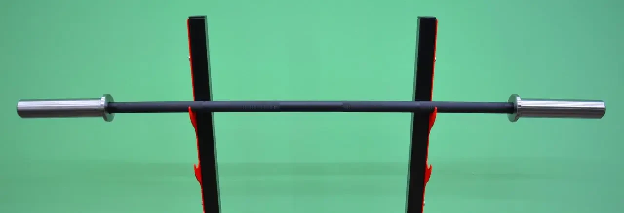 Гриф олімпійський 1.5 м з діаметром 50 мм до 150 кг вагою 9 кг Гантелі, гирі, штанги та диски воронований