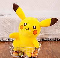 Интерьерная игрушка мягкая Пикачу 65 см Желтая, Игрушки Покемоны Pokemon, Плюшевая игрушка-подушка пикачу