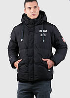 Куртка мужская зимняя черная утепленная Glo-Story L